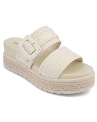 MIA - Kylian Espadrille Platform Wedge Slide Sandal - Lyst