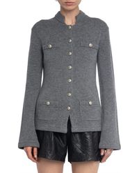 Zadig & Voltaire - Lucy Wool & Cashmere Cardigan - Lyst
