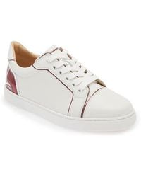 Christian Louboutin - Fun Louise Junior Leather Low-Top Trainers - Lyst