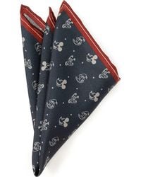 Cufflinks Inc. - X Disney Mickey & Friends Silk Pocket Square - Lyst