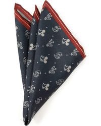 Cufflinks Inc. - X Disney Mickey & Friends Silk Pocket Square - Lyst
