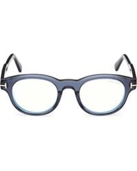 Tom Ford - 47Mm Round Optical Glasses - Lyst