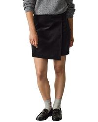 Next - Wrap Front Corduroy Miniskirt - Lyst