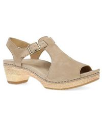 Dansko - Laverne Ankle Strap Peep Toe Platform Sandal - Lyst
