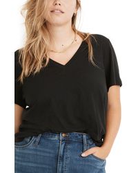 Madewell - Whisper Cotton V-neck T-shirt - Lyst