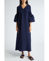 CFCL - Pottery Reef Bell Sleeve Midi Sweater Dress - Lyst