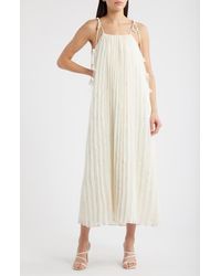 En Saison - Sadie Floral Embroidery Midi Dress - Lyst