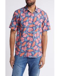 Tommy Bahama - Nova Wave Aloha Tropics Short Sleeve Seersucker Button-up Shirt - Lyst