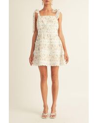 Arose Studio - Giada Sleeveless Floral Minidress - Lyst