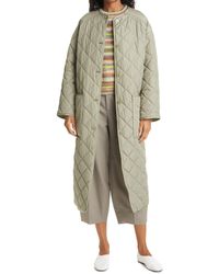 Rodebjer Synthetic Agita Quilted Puffer Jacket in White - Lyst