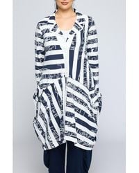 Luukaa - Vespera Striped Voluminous Jacket - Lyst
