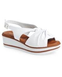 Ron White - Prissy Slingback Platform Wedge Sandal - Lyst