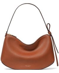Kate Spade - Large Loop Pebble Leather Shoulder Bag - Lyst