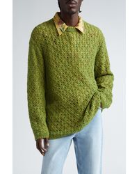 Séfr - Aki Open Stitch Cashmere Crewneck Sweater - Lyst
