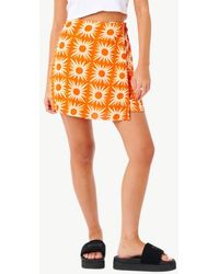 Rip Curl - Sun Drenched Wrap Skirt - Lyst