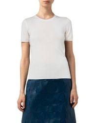 Akris - Cashmere & Silk T-Shirt - Lyst