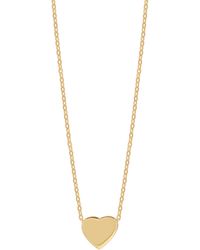 Bony Levy - 14k Gold Heart Pendant Necklace - Lyst