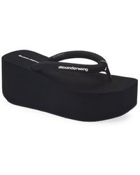 Alexander Wang - Jenna Platform Flip Flop - Lyst