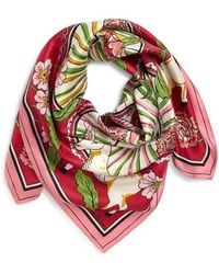 Echo - Year Of The Goat Silk Square Scarf - Lyst