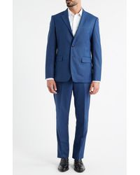Daniel Hechter - Modern Fit Medium Textured Wool Blend Suit - Lyst