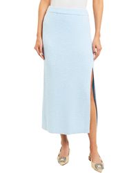 Misook - Bouclé Knit Straight Midi Skirt - Lyst