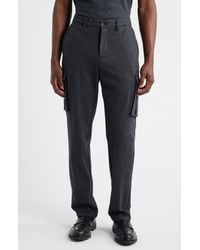 Bugatchi - Brushed Knit Flat Front Cargo Pants - Lyst