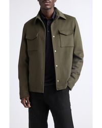 Herno - Wool & Cashmere Shirt Jacket - Lyst