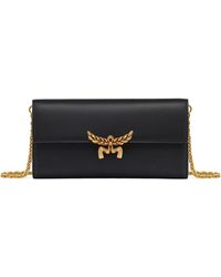 MCM - Large Himmel Leather Wallet On A Chain - Lyst