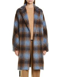 Vince Belted Plaid Coat - Multicolour