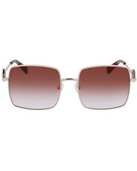 Longchamp - Medallion 55Mm Gradient Square Sunglasses - Lyst