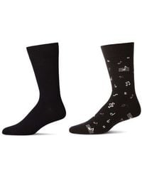 Memoi - Assorted 2-Pack Crew Socks - Lyst
