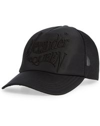 Alexander McQueen - Warped Logo Trucker Hat - Lyst