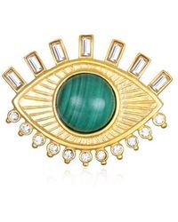 Sequin - Dalila Evil Eye Talisman Brooch - Lyst