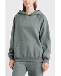 BP. - Fleece Detail Oversize Raglan Hoodie - Lyst