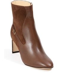 Elizee - Cora Bootie Leather Ankle Boots - Lyst