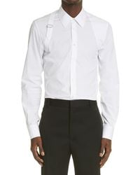 McQueen - Harness Cotton Long-sleeve Sport Shirt - Lyst