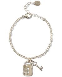Chan Luu - Lock & Key Charm Bracelet - Lyst