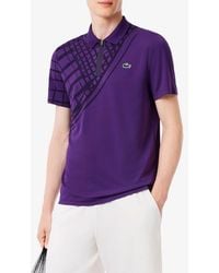 Lacoste - Half Zip Polo - Lyst