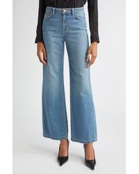 L'Agence - Scottie High Waist Wide Leg Jeans - Lyst