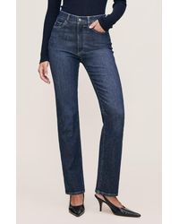 DL1961 - Halle Straight Instasculpt High Rise Jeans - Lyst