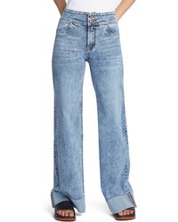 HINT OF BLU - Mighty High Waist Wide Leg Jeans - Lyst