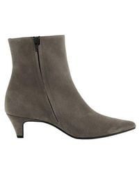 Paul Green - Ciara Pointed Toe Kitten Heel Bootie - Lyst