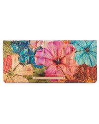 Brahmin - Ady Croc Embossed Leather Wallet - Lyst
