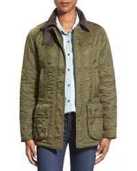 Barbour - Beadnell Fleece Lined Quilted Jacket - Lyst