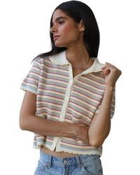Callaghan - Mai Crochet Polo - Lyst
