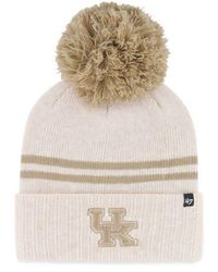 '47 - Kentucky Wildcats Core & Inline Latte Cuffed Knit Hat With Pom - Lyst