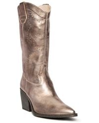 Nero Giardini - Texan Pointed Toe Western Boot - Lyst