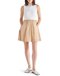 Steve Madden - Lyon Quarter Zip Mixed Media Dress - Lyst