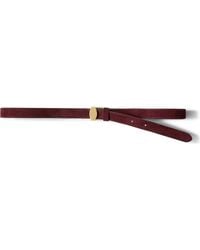Veronica Beard - Dash Suede Belt - Lyst