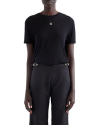 Givenchy - 4g Draped Back T-shirt - Lyst